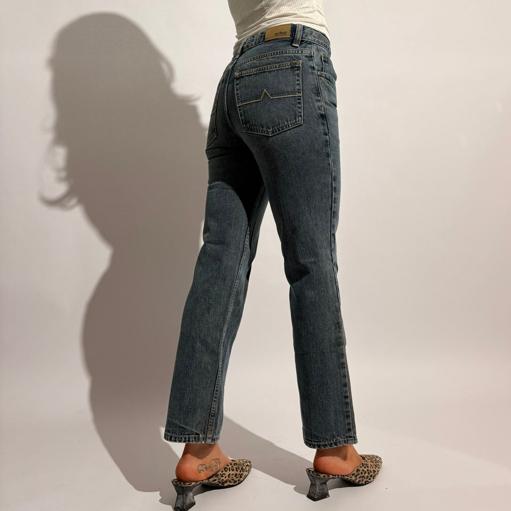 Urban Pipeline Cropped Denim Jeans - Size 4 Regular