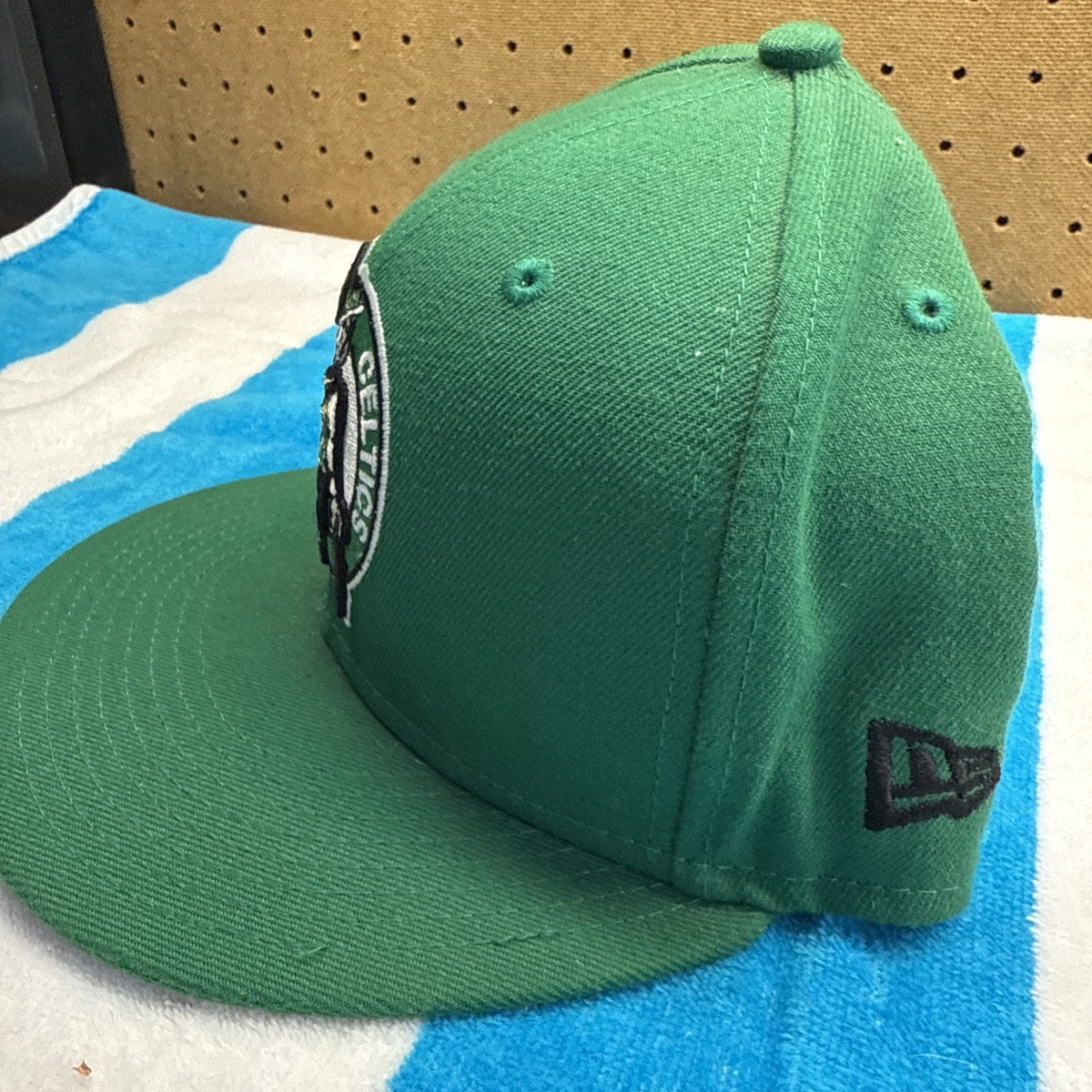 New Era 59Fifty Boston Celtics Fitted Cap Green NBA Basketball 17 Championships