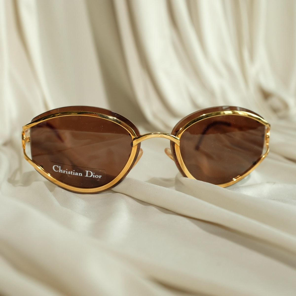 Vintage Christian Dior CD 2043 Copper Sunglasses - Austria, 1980s Deadstock