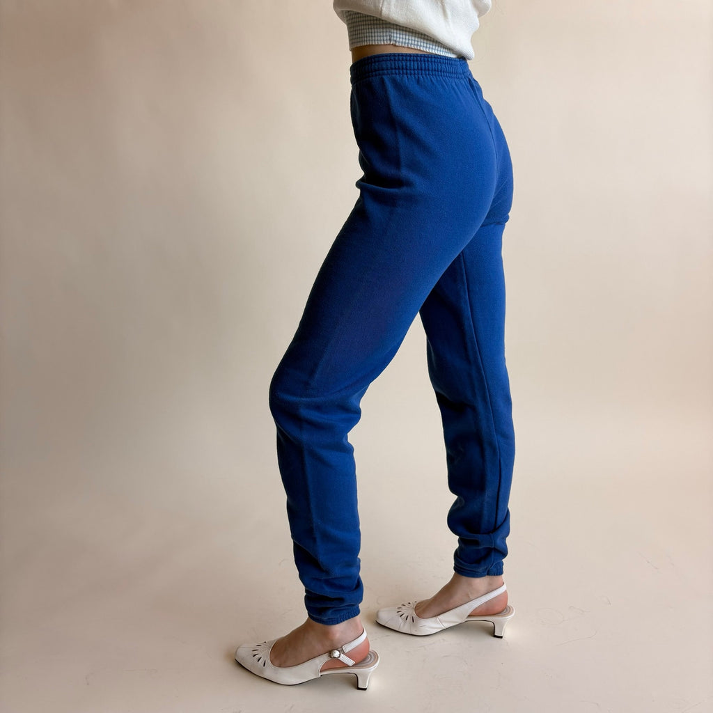 Jerzees by Russell Royal Blue Sweatpants - Made in USA, Size Small