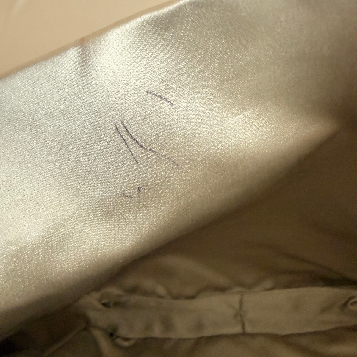 Vintage Prada Raso Cream Satin & Silk Tote - Mink Fur Trim