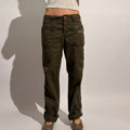 DKNY Active Forest Green Cargo Pants - Size 6