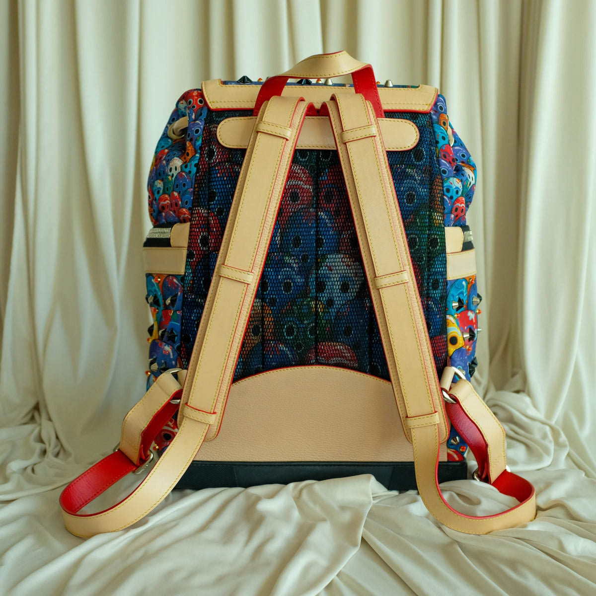 Christian Louboutin Explorafunk Backpack Day of The Dead Print, Limited Edition