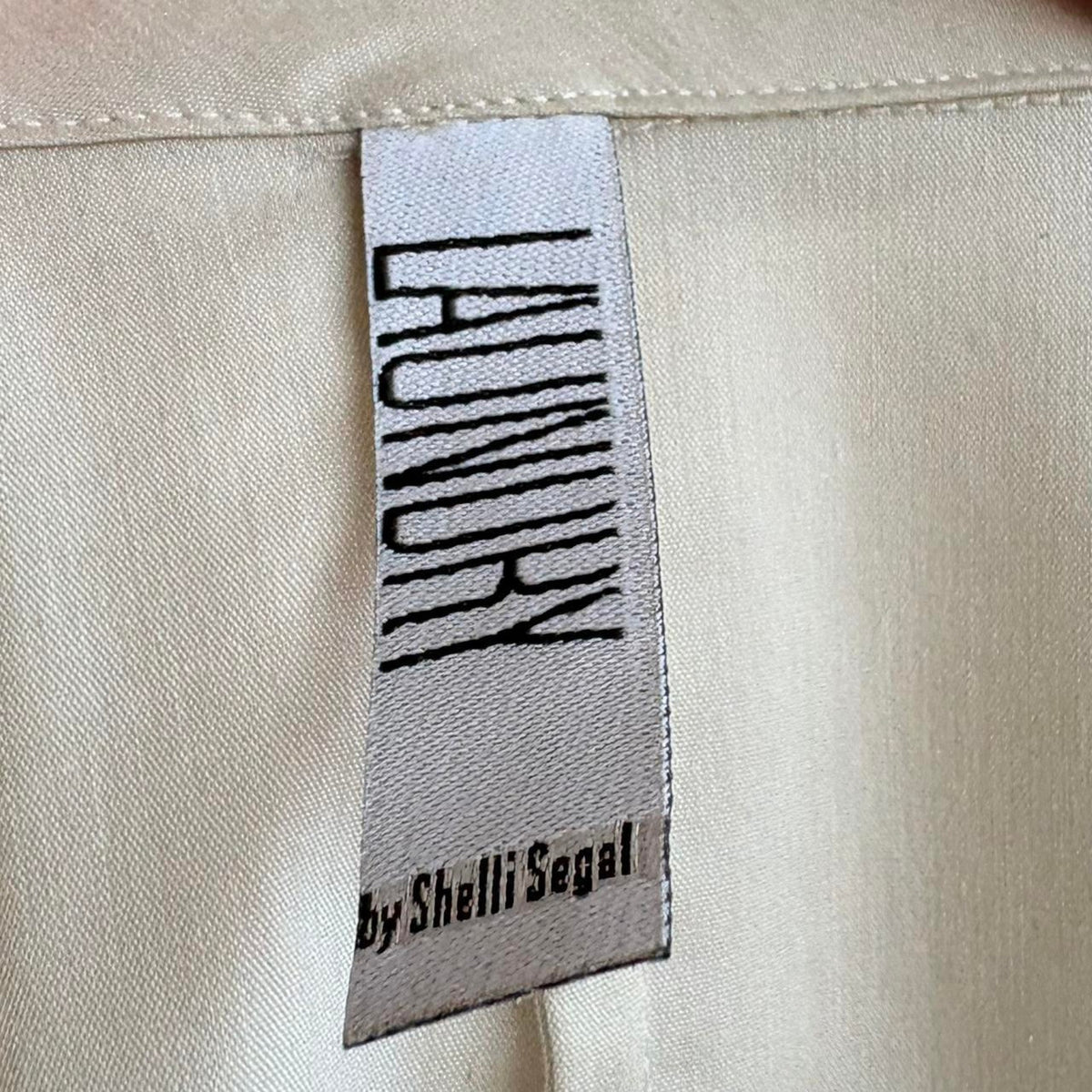 Shelli Segal Compliance Alliance 1995 Cream Top - NWT, Size XS
