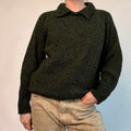 Vintage Genoa by Brenda Lim Green Sweater - Size Large