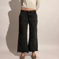 Edikted Ayla Low Rise Carpenter Jeans - Size Small
