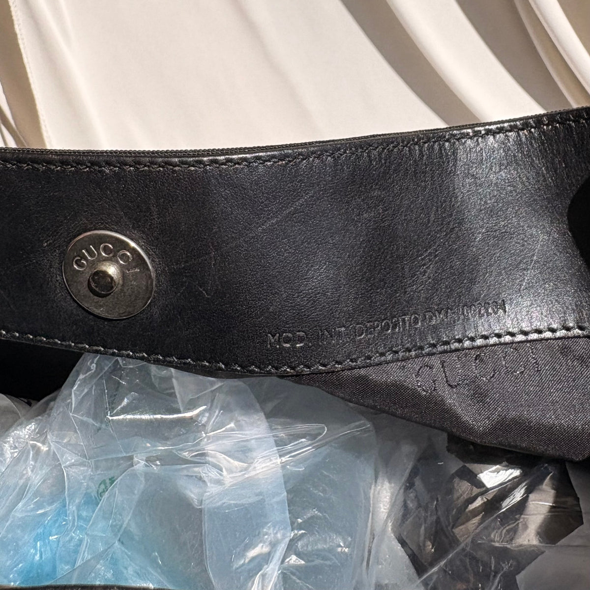 Gucci Bamboo Hobo Bag - Black Nylon, Leather, Tom Ford Era