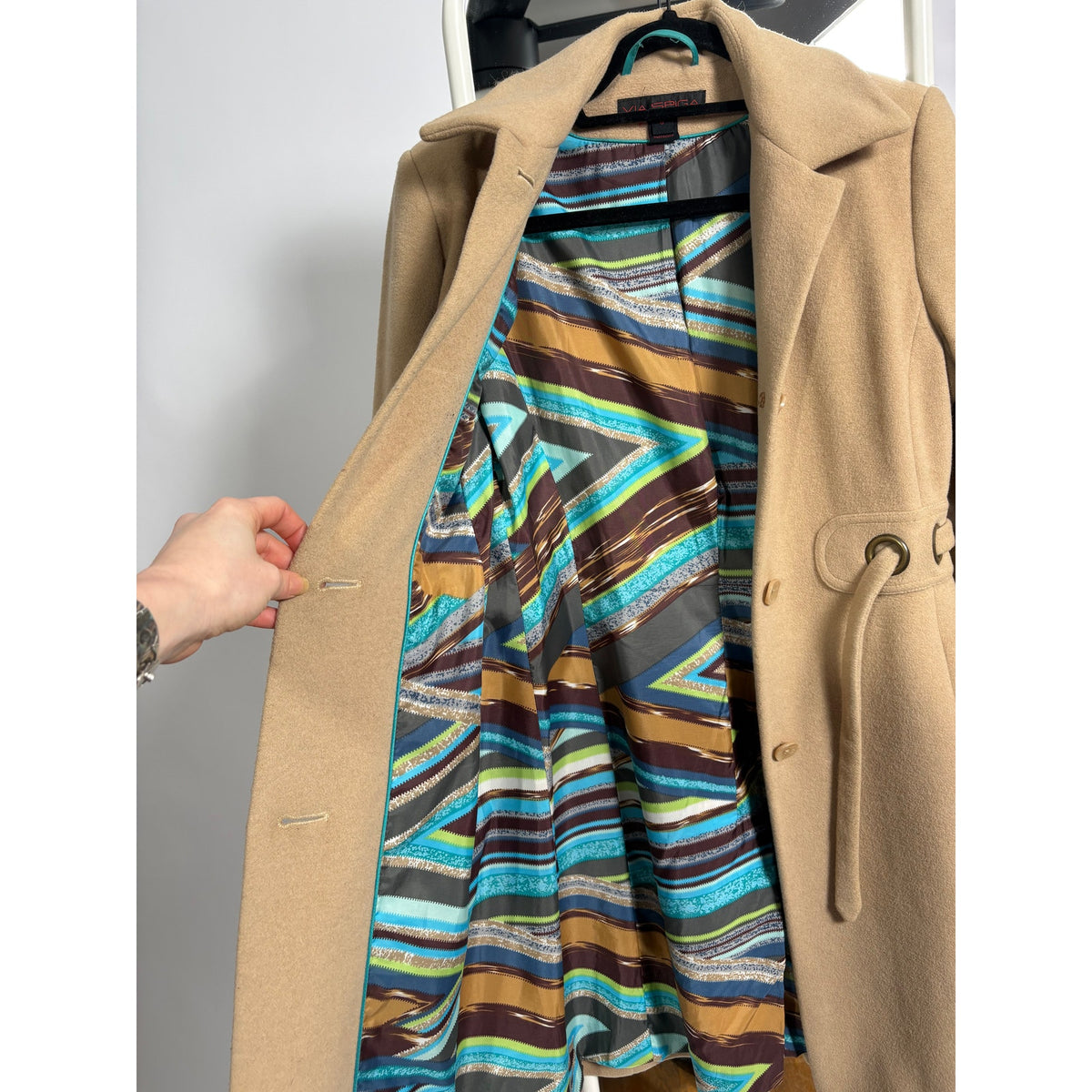 Via Spiga Wool/Cashmere Trench Coat - Size 6