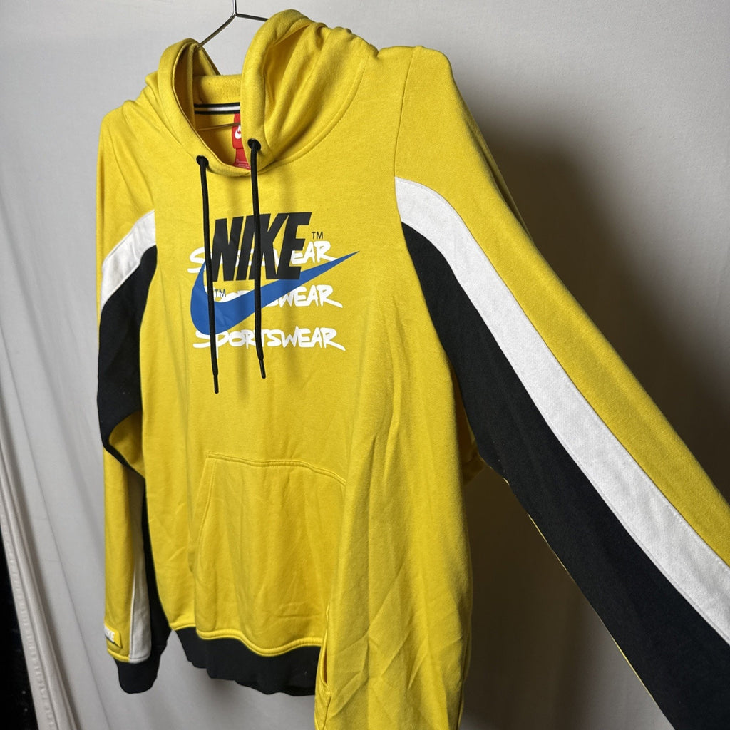 Nike WOMEN'S Sportswear Hoodie Tour Yellow SIZE XL AO5294-719
