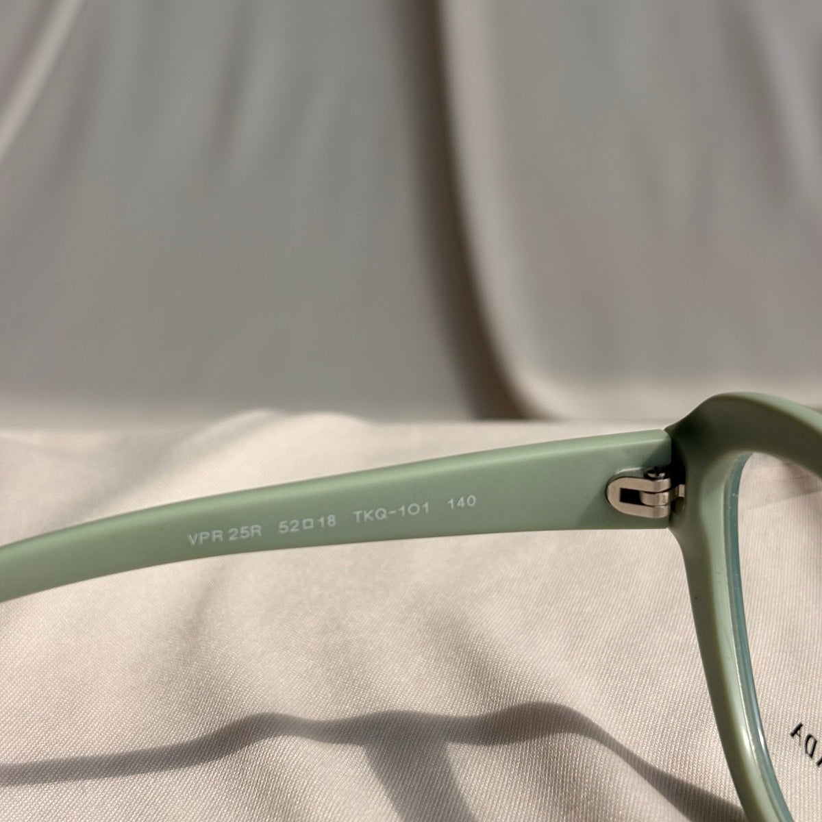 Prada VPR 25R Cat-Eye Eyeglasses - Mint Green, Sage