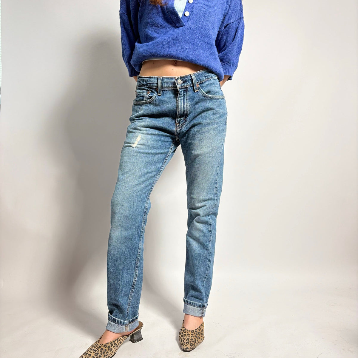 Levi's 502 Mid Wash Jeans - W29 L32