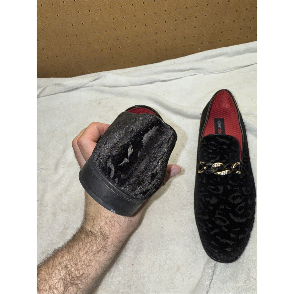 Robert David Men’s Loafer Black Chain Size 12 Splash Shoe