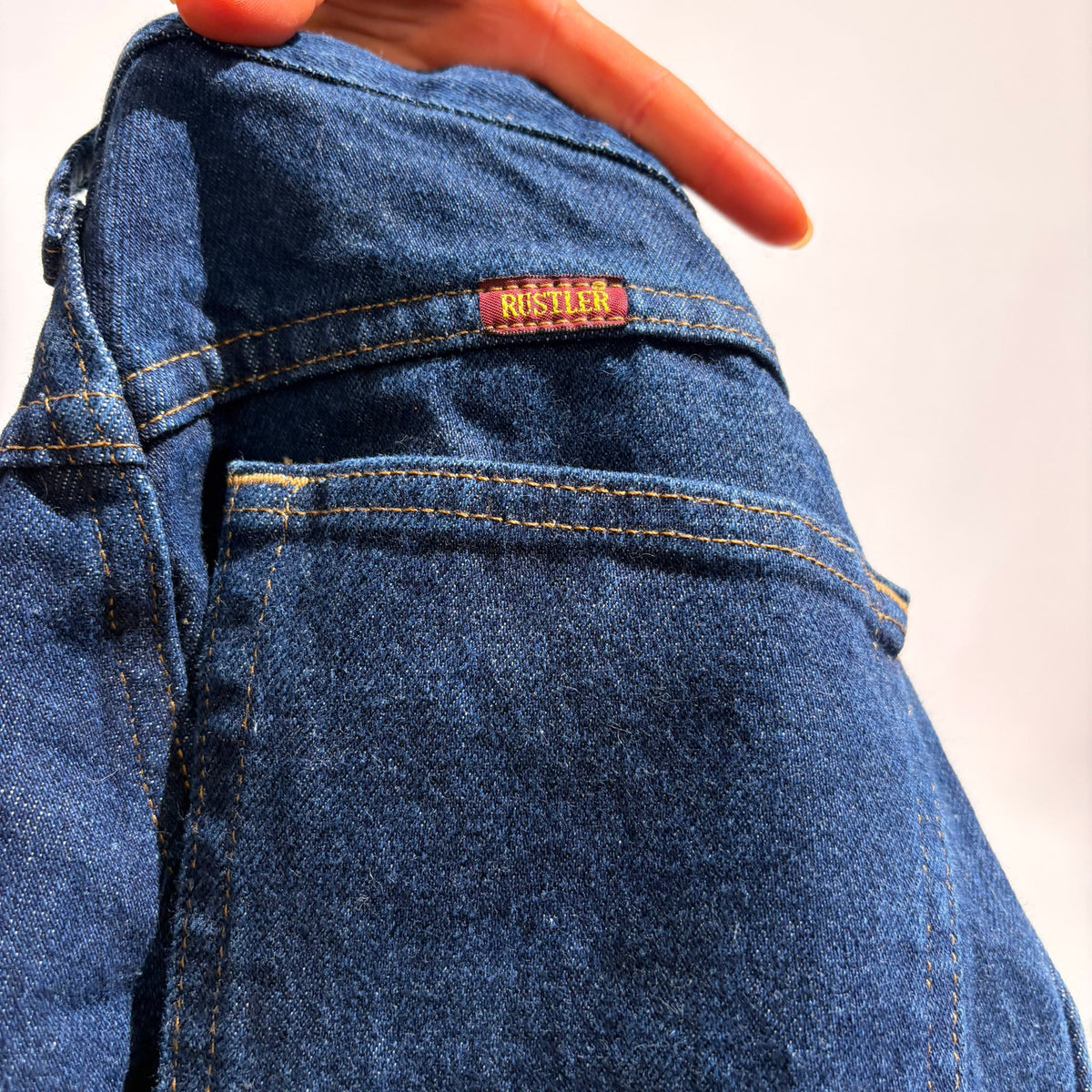 Rustler Dark Wash Straight Leg Jeans - 30x30