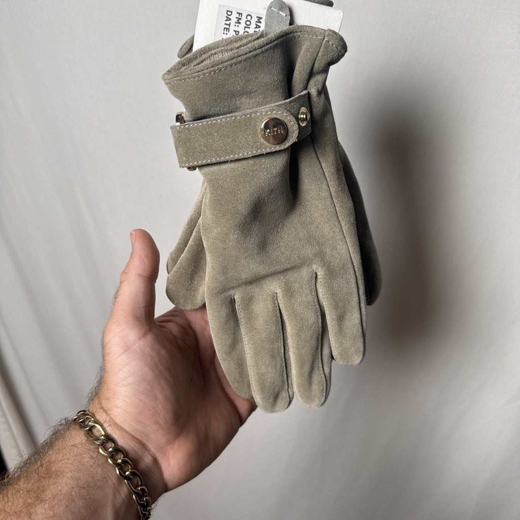 Brand New Kith Manhattan Leather Sueded Gloves sz 8.5