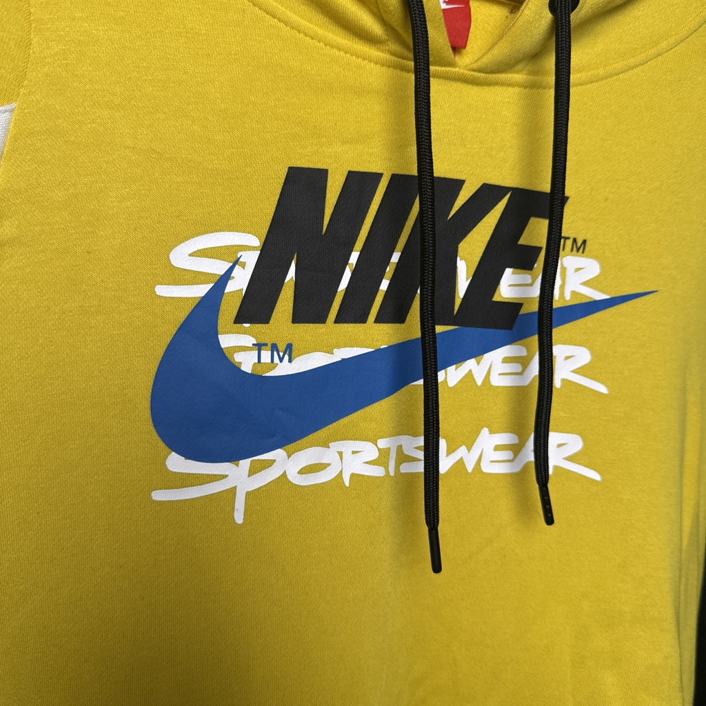 Nike WOMEN'S Sportswear Hoodie Tour Yellow SIZE XL AO5294-719