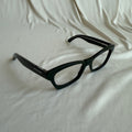 Balenciaga BB0242O Eyeglass Frames  - Shiny Dark Green Acetate, Logo Temples