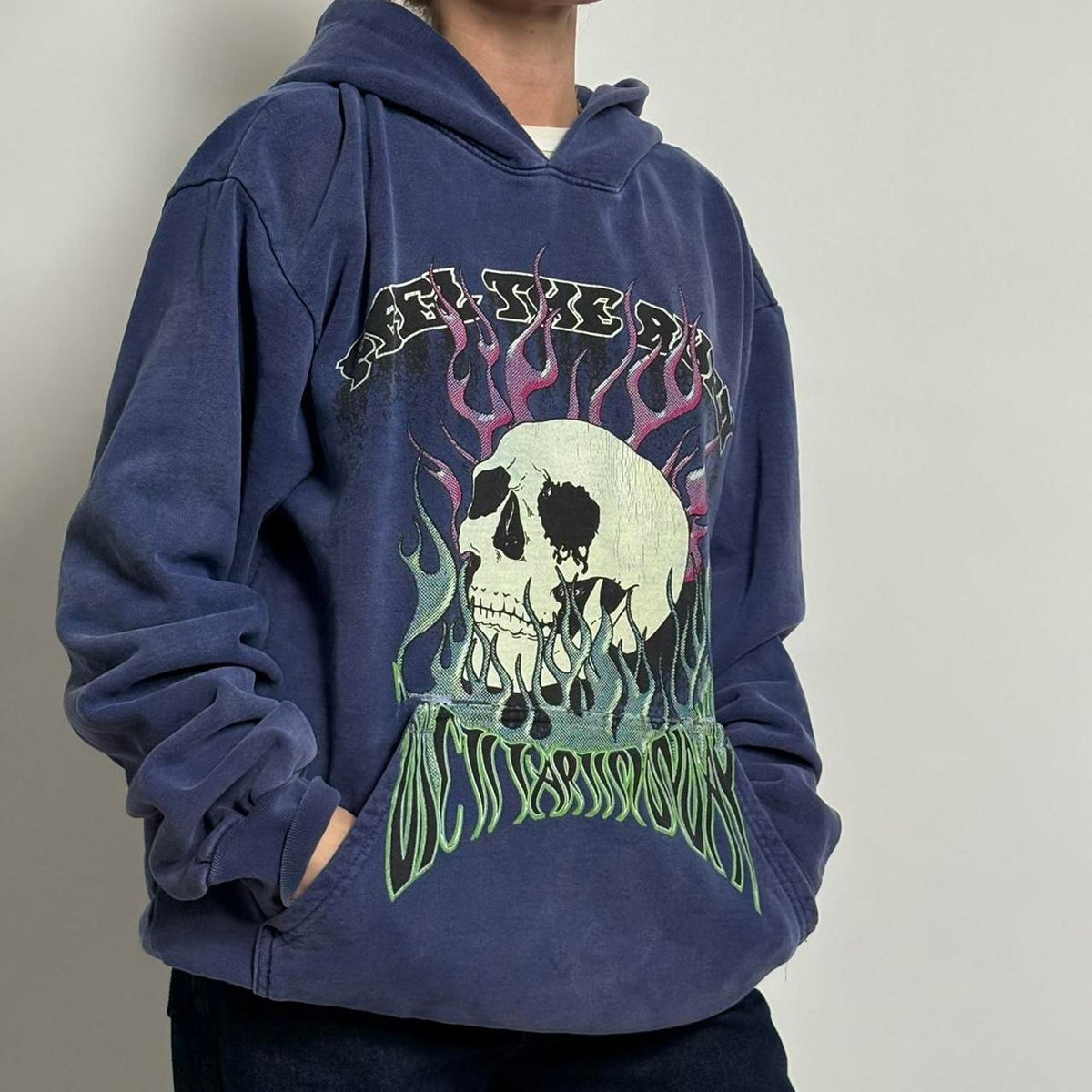 Dietstartsmonday "Feel The Burn" Hoodie - Blue - Men's L