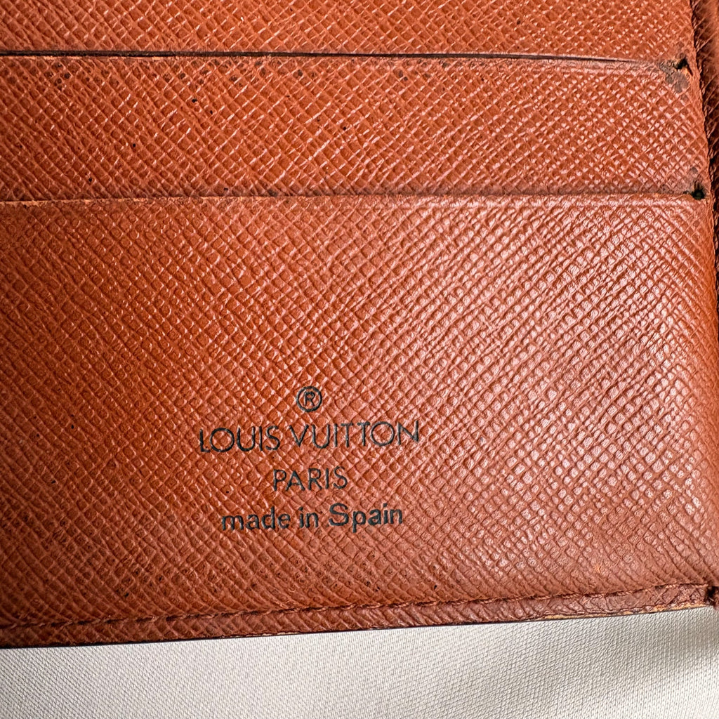 Vintage Louis Vuitton Bifold Monogram Canvas Wallet