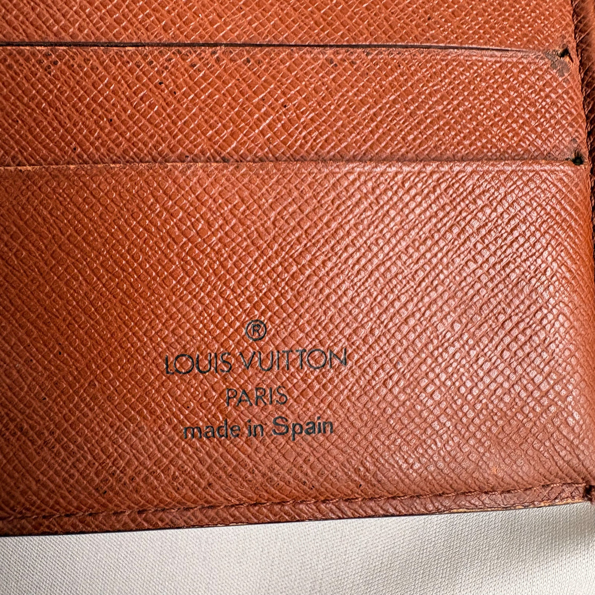 Vintage Louis Vuitton Bifold Monogram Canvas Wallet