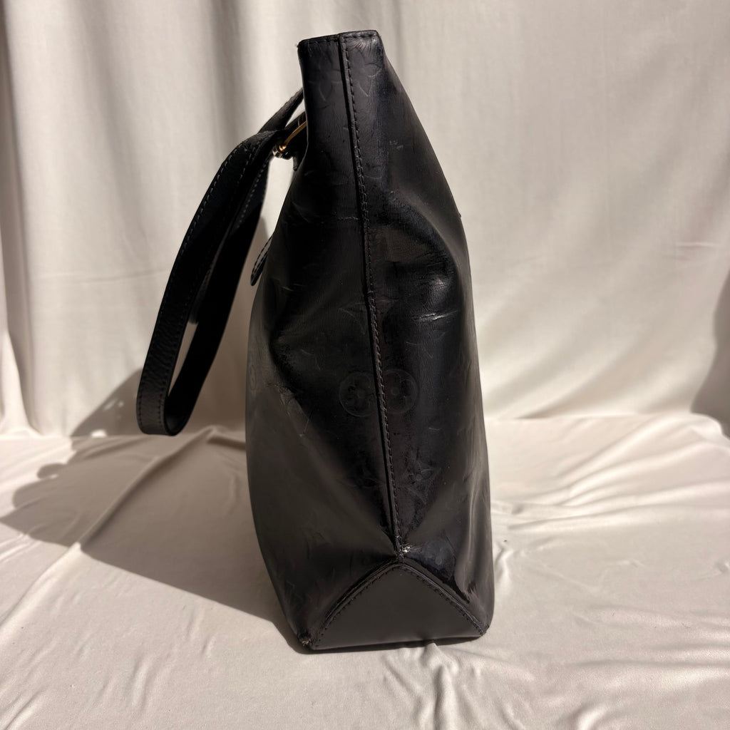 Vintage Louis Vuitton Black Monogram Vernis Houston Tote