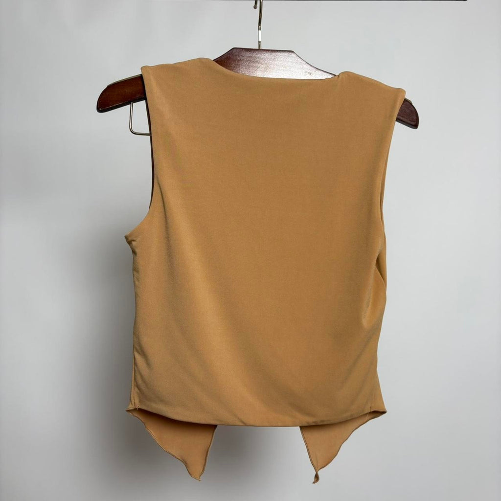 I.AM.GIA Kaia Top in Tan Size Small