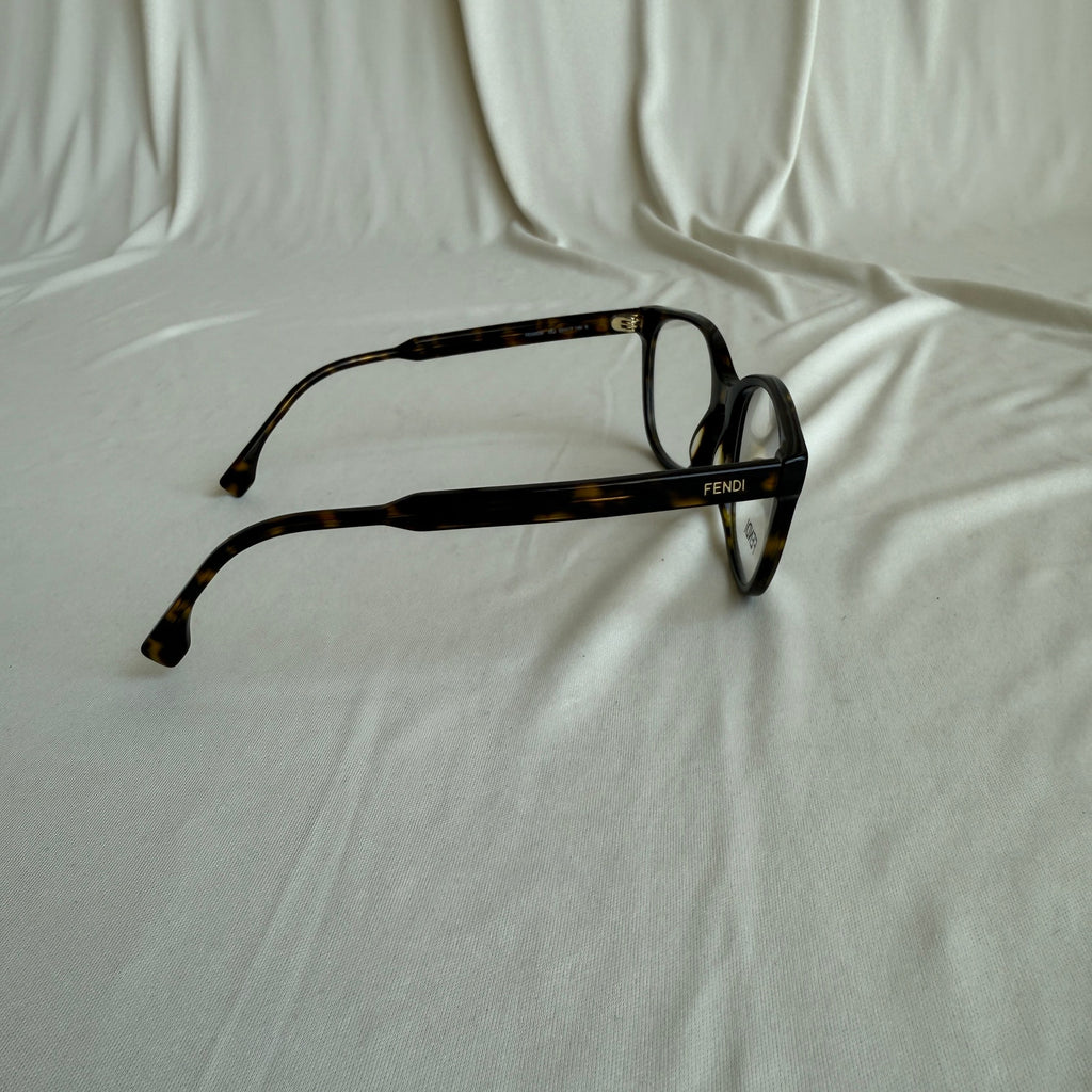 Fendi FE50059I Eyeglasses - Dark Havana Tortoiseshell, Made in Italy