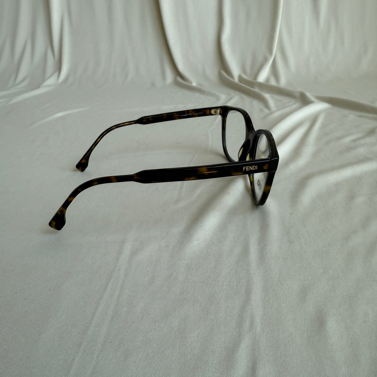 Fendi FE50059I Eyeglasses - Dark Havana Tortoiseshell, Made in Italy