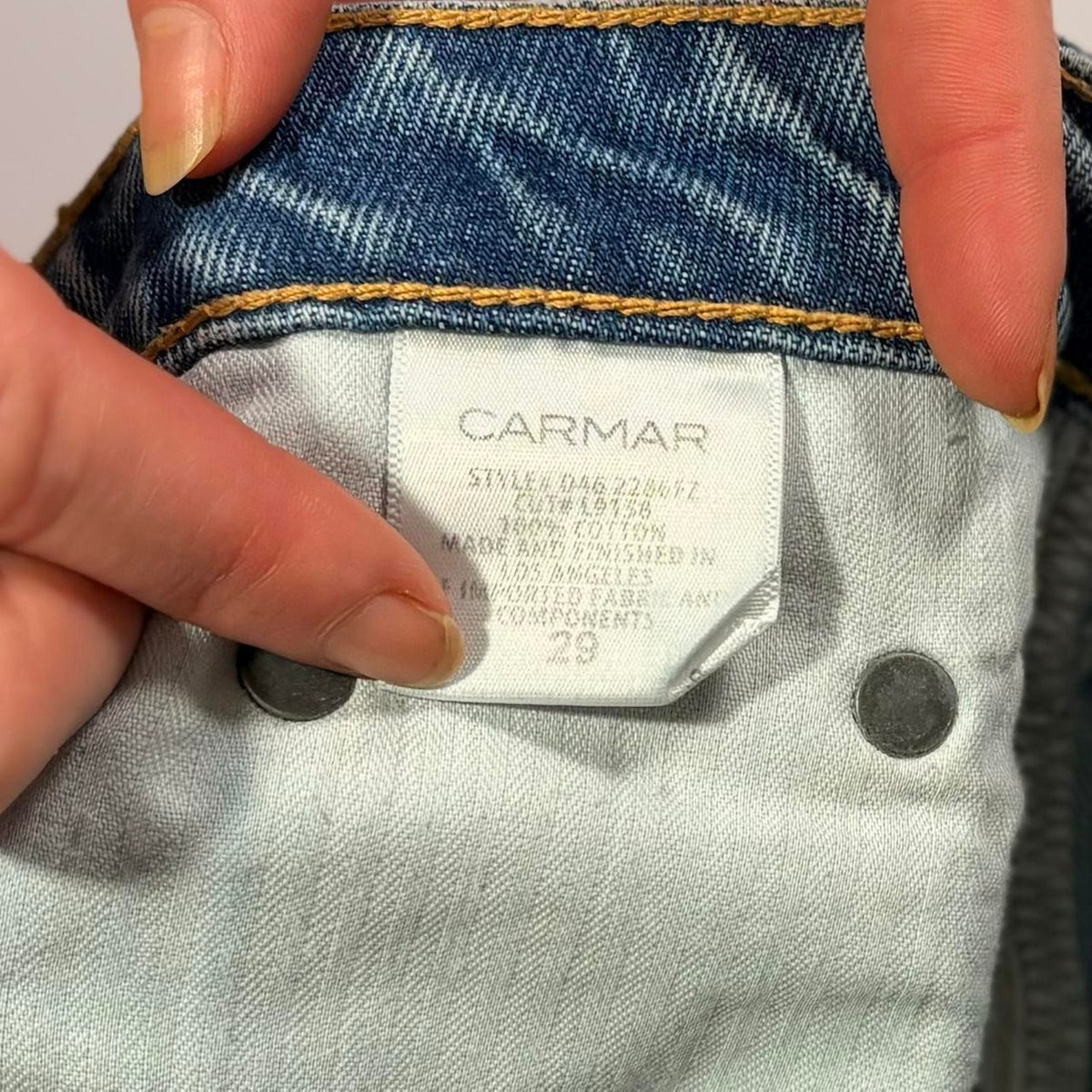 Carmar Emelia High-Rise Jeans - Size 29