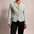 Vintage 90s Talbots Seersucker Blazer - Size 6 Petite (Fits 2)