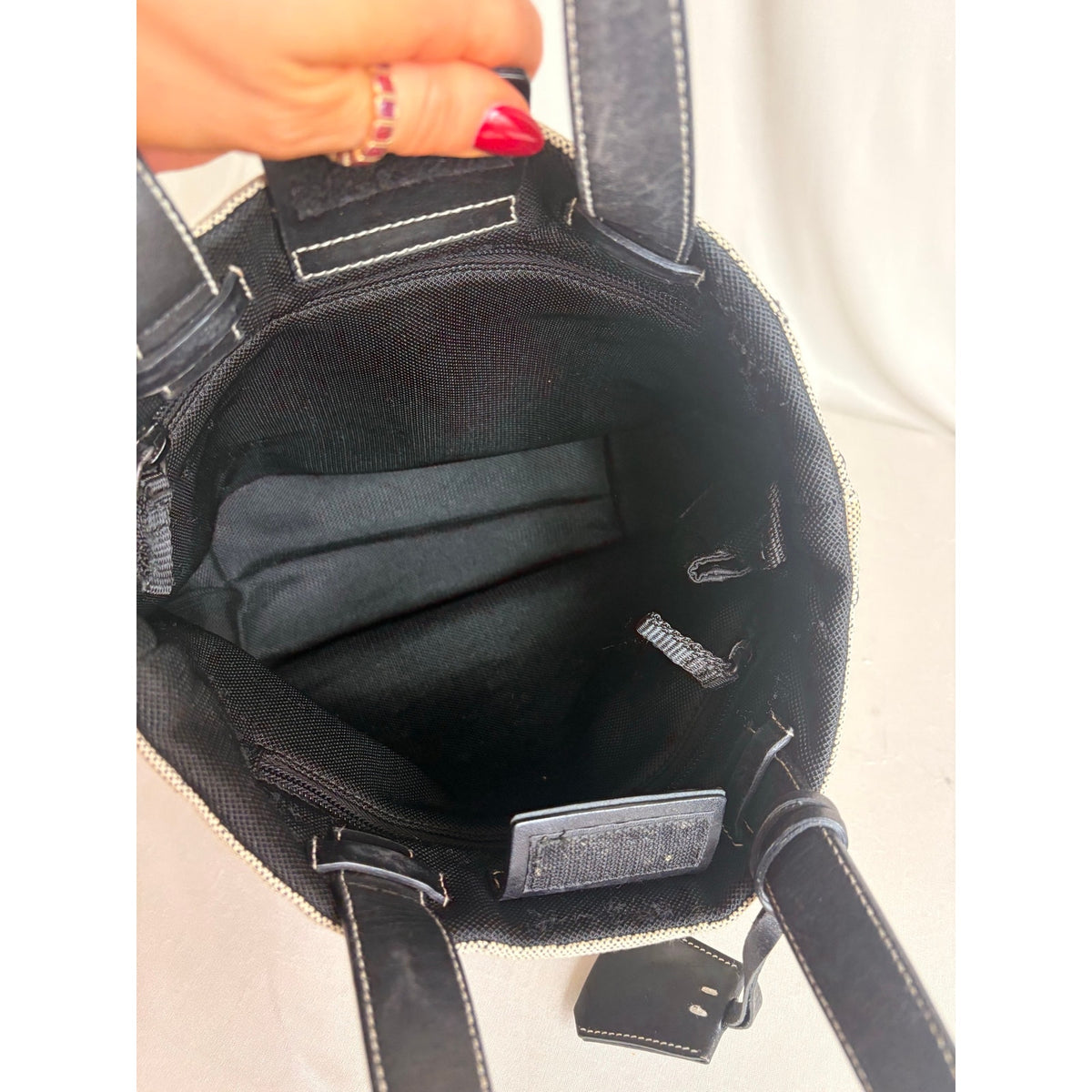 Vintage Prada Sport Grey Canapa Canvas Sport Tote