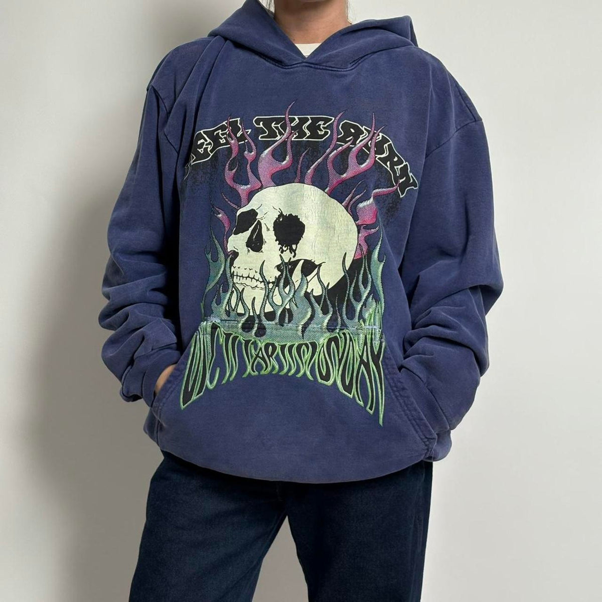 Dietstartsmonday "Feel The Burn" Hoodie - Blue - Men's L