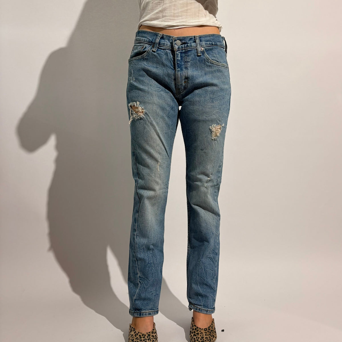 Vintage Levi's 501 Straight Leg Jeans - 30/30