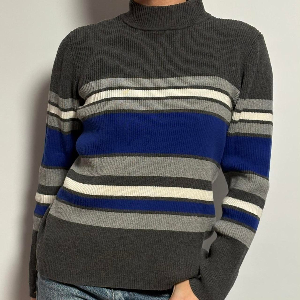 Vintage Karen Scott Rugby Sweater - Medium