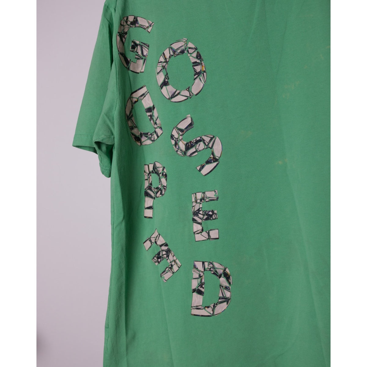 Godspeed New York 2021 Archive Green Tee Shirt Mens Medium- Distressed