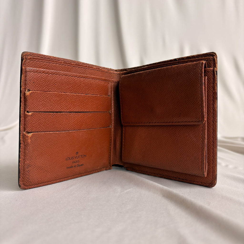 Vintage Louis Vuitton Bifold Monogram Canvas Wallet