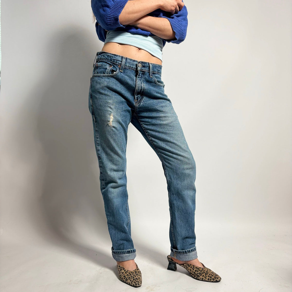 Levi's 502 Mid Wash Jeans - W29 L32