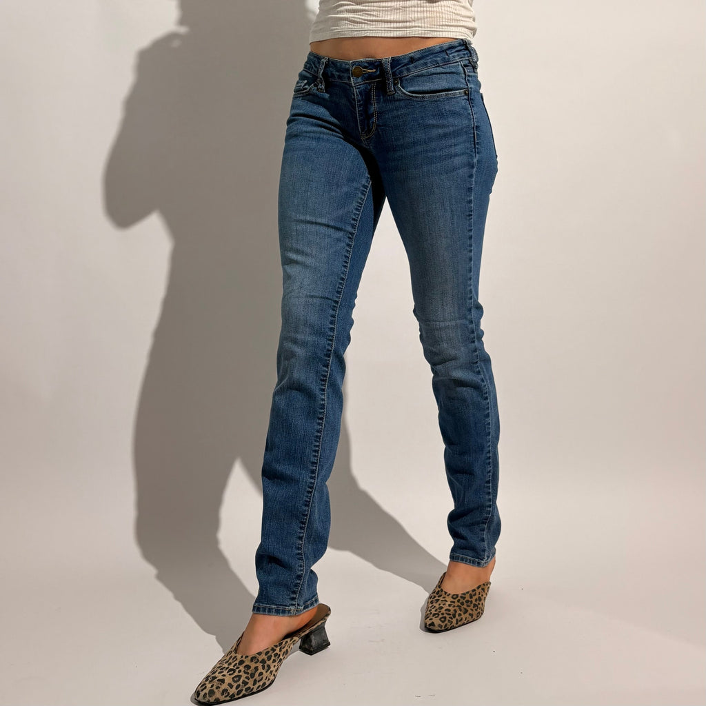 Bullhead Black Dark Wash Bootcut Jeans - Size 3