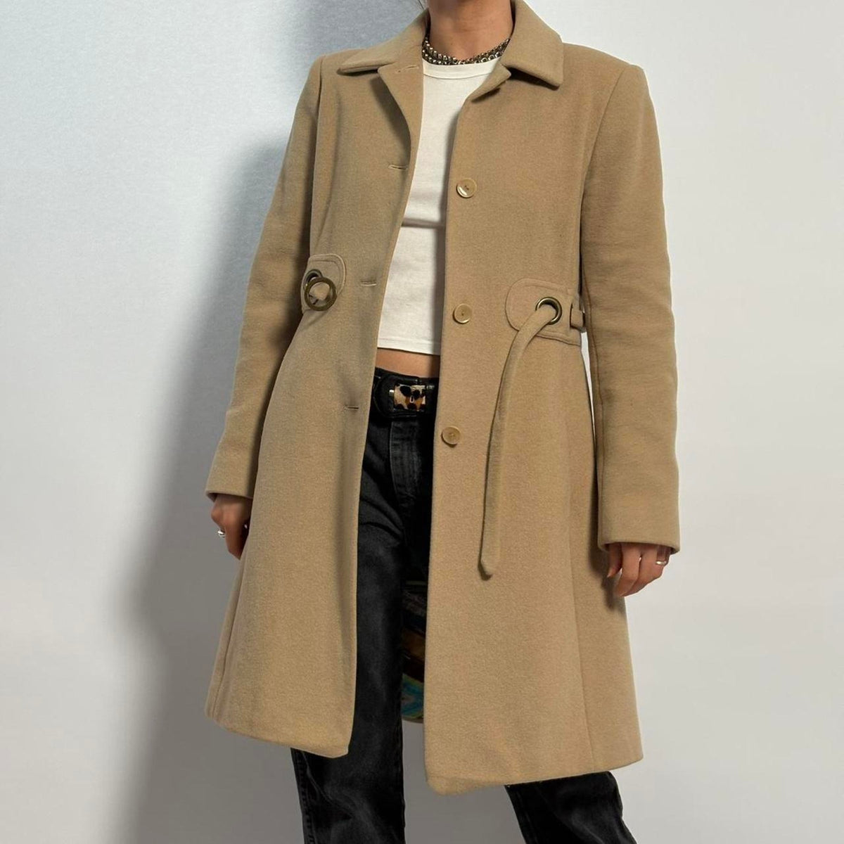 Via Spiga Wool/Cashmere Trench Coat - Size 6