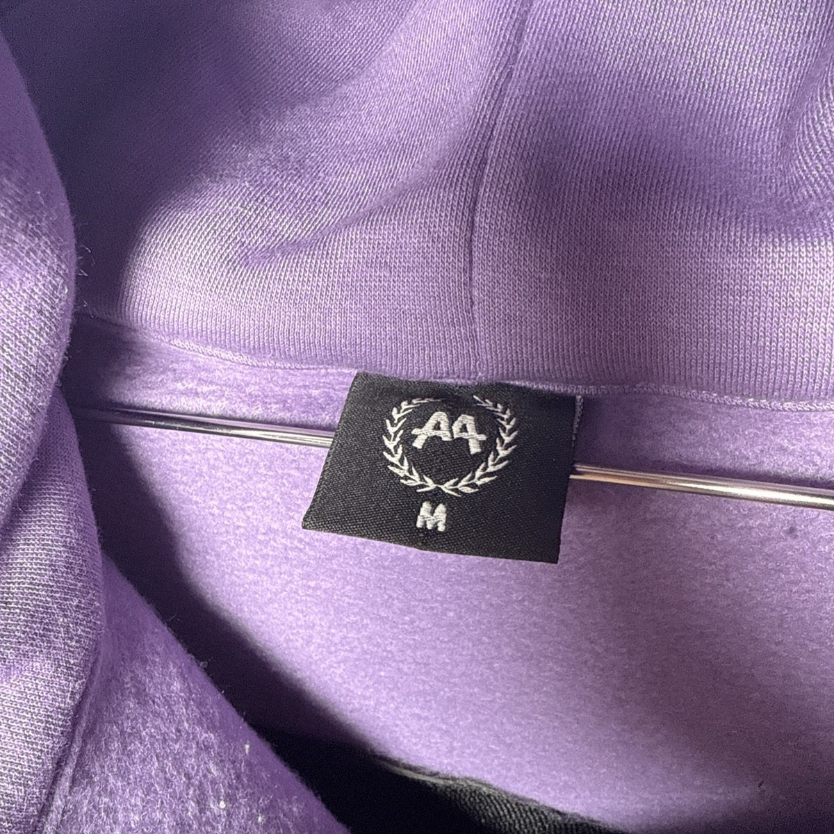 AA Above Average Collections Full Zip Men’s Hoodie Purple Size M NWT