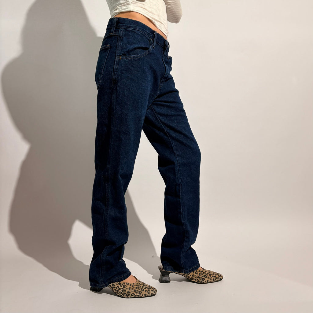 Rustler Dark Wash Straight Leg Jeans - 30x30