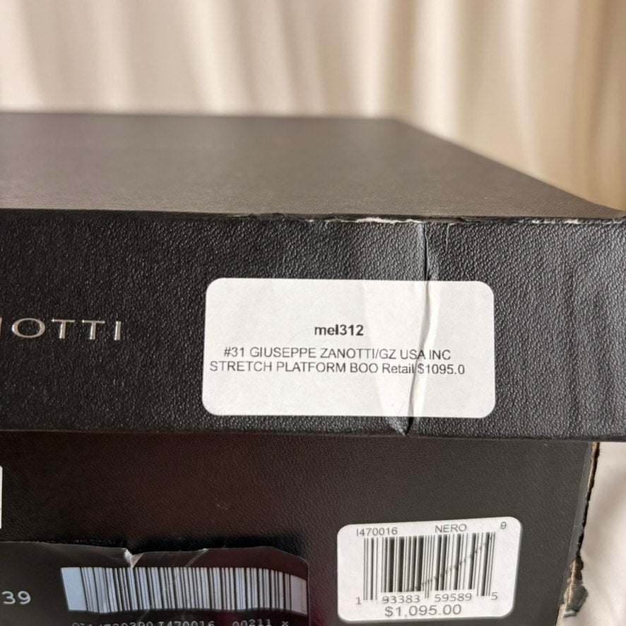 Giuseppe Zanotti Bonny Stretch Boot in Nero - Store Floor Model, Size 39