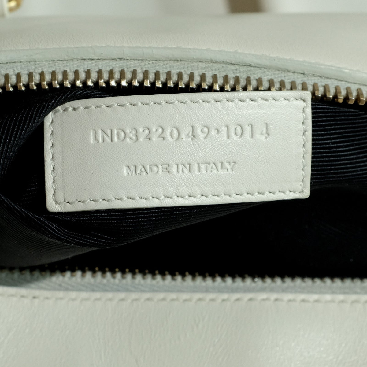 Saint Laurent (YSL) Classic Duffle 6 – White Calf Leather Handbag