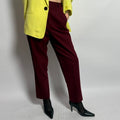 Talbots Burgundy Wool Trousers - Size 4