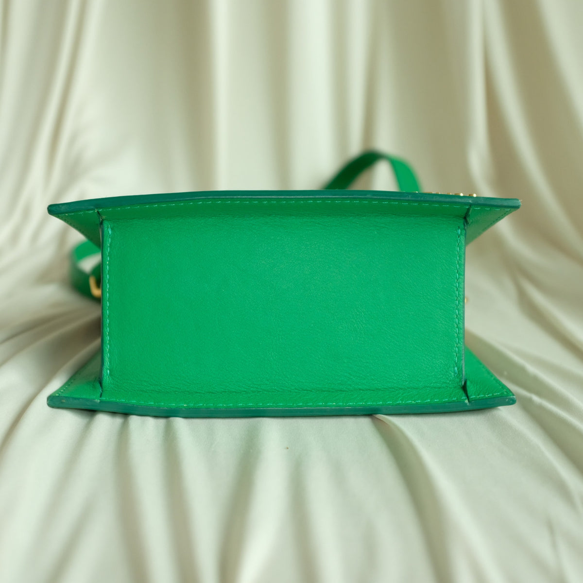 Jacquemus Le Chiquito  - Green Calfskin Leather, Gold Hardware