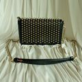 Christian Louboutin Zoompouch Studded Crossbody - Black Leather