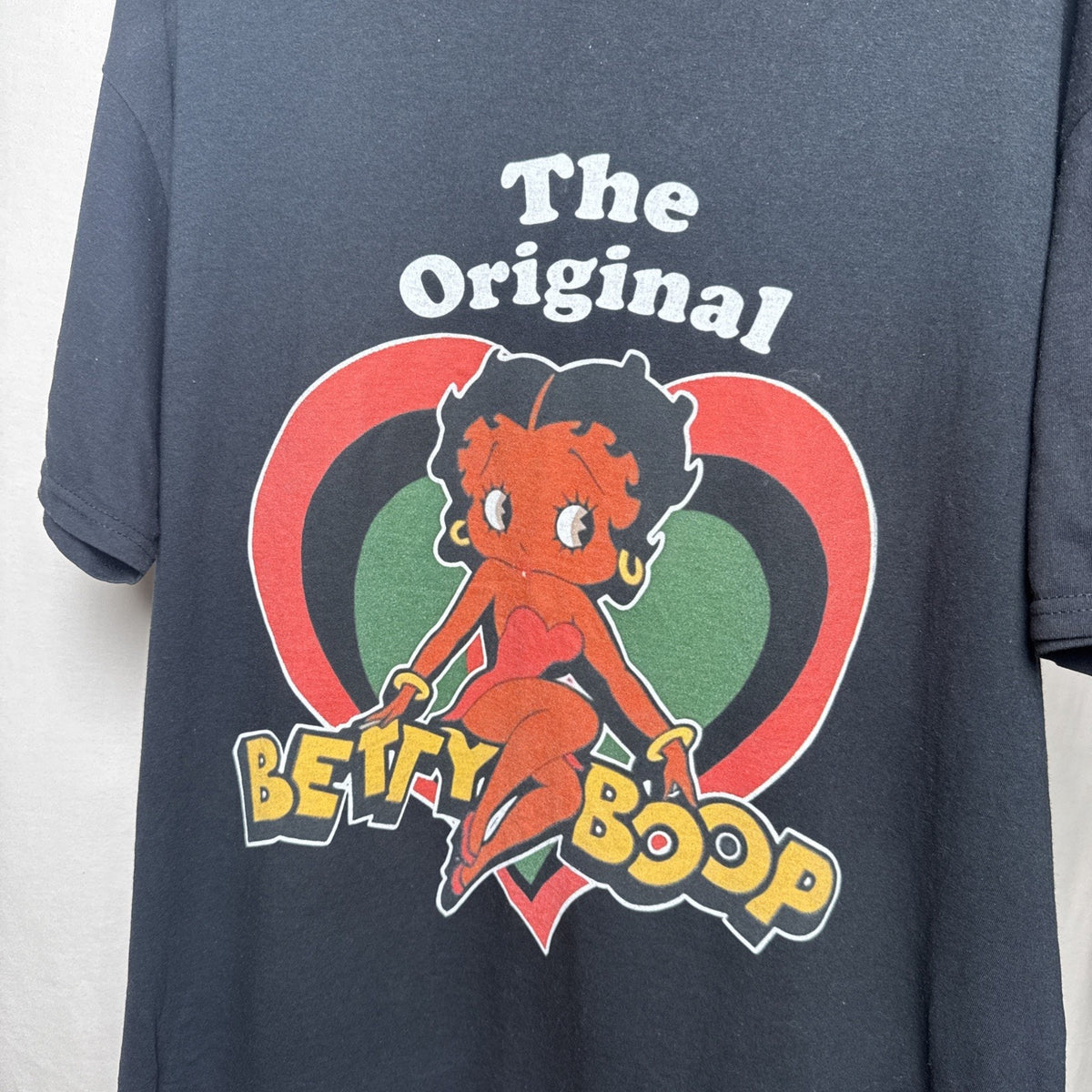 Size XL Men’s Fruit Of The Loom The Original. Betty Boop Tee Shirt Black