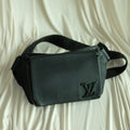 Louis Vuitton Aerogram Takeoff Sling Bag - Black Leather