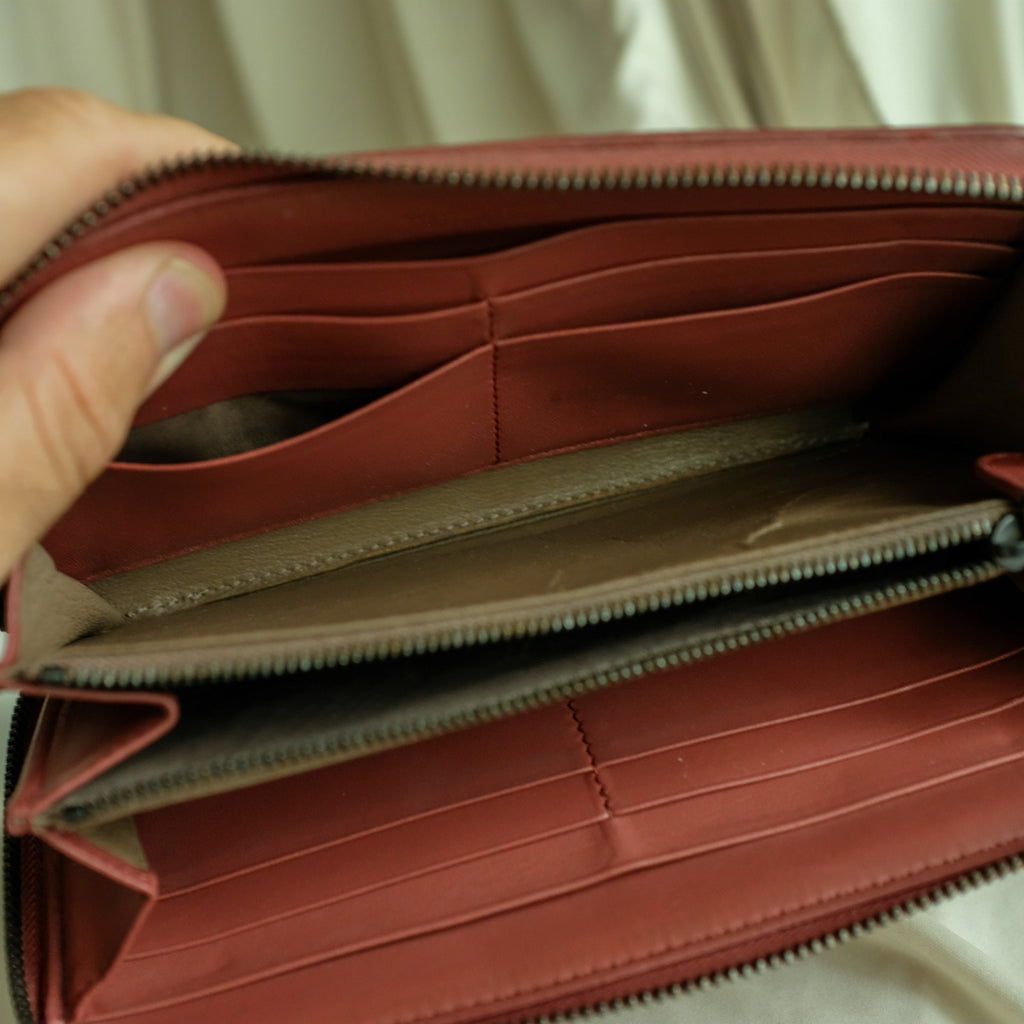 Bottega Veneta Intrecciato Zip Wallet - Multicolor, Nappa Leather, Snakeskin