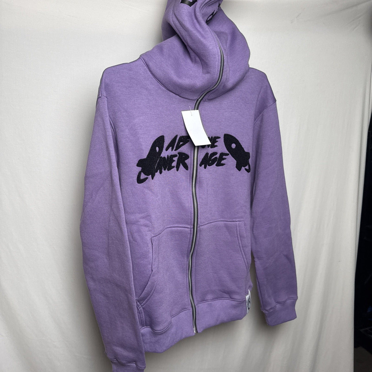 AA Above Average Collections Full Zip Men’s Hoodie Purple Size M NWT