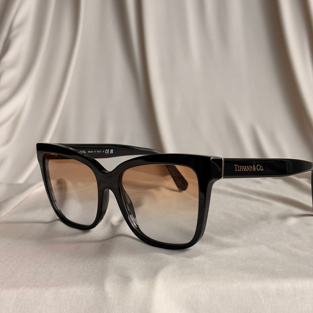 Tiffany & Co. TF2260 Cat-Eye Sunglasses - Black, Gradient